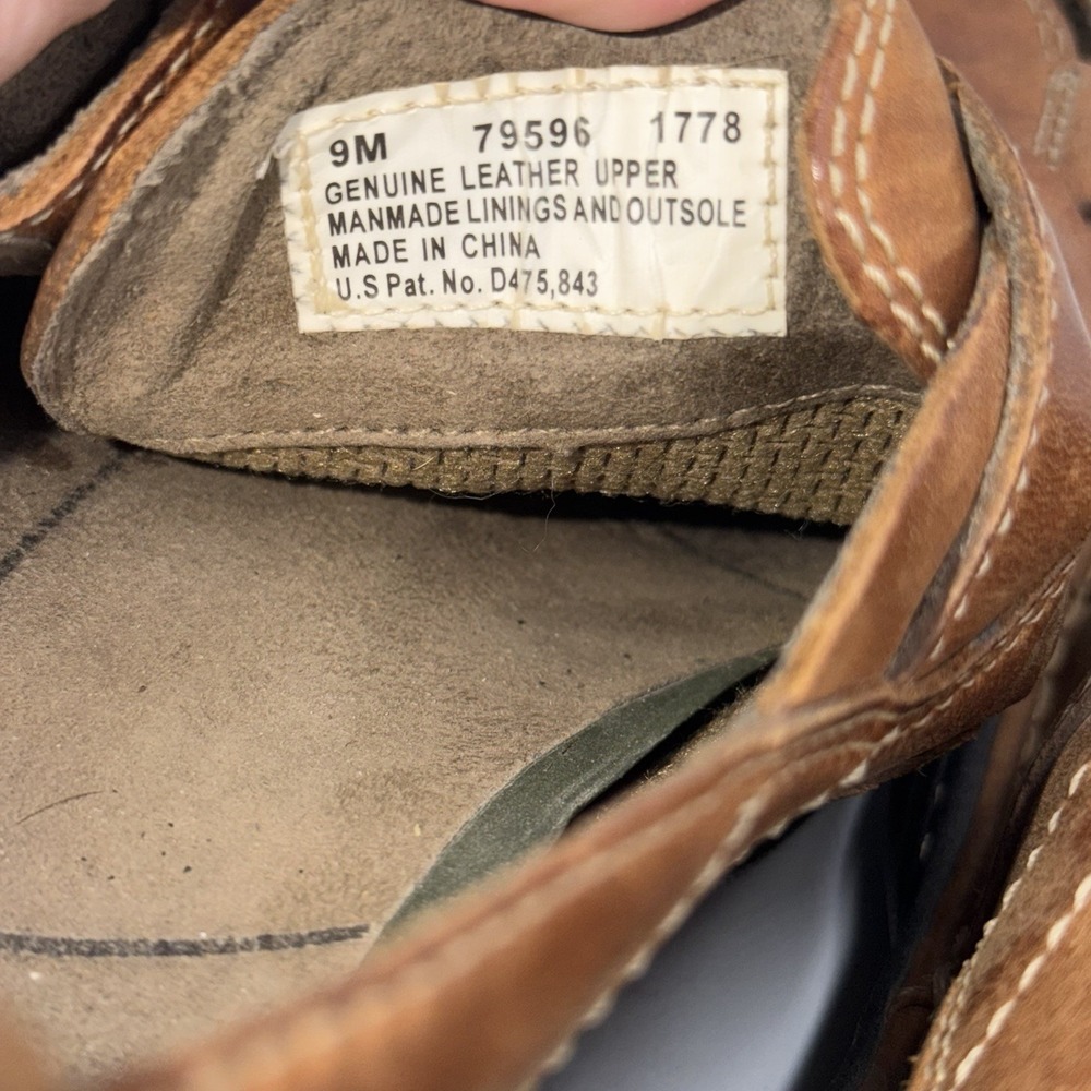 Timberland Altamont Fisherman Brown Leather Sandal Mens Size 9 Smart Comfort - Picture 8 of 8
